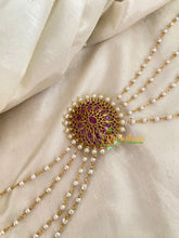 Floral - Premium Jada Bun Billai with Maatil -Bridal Bun Jada Billai -Red-G9495